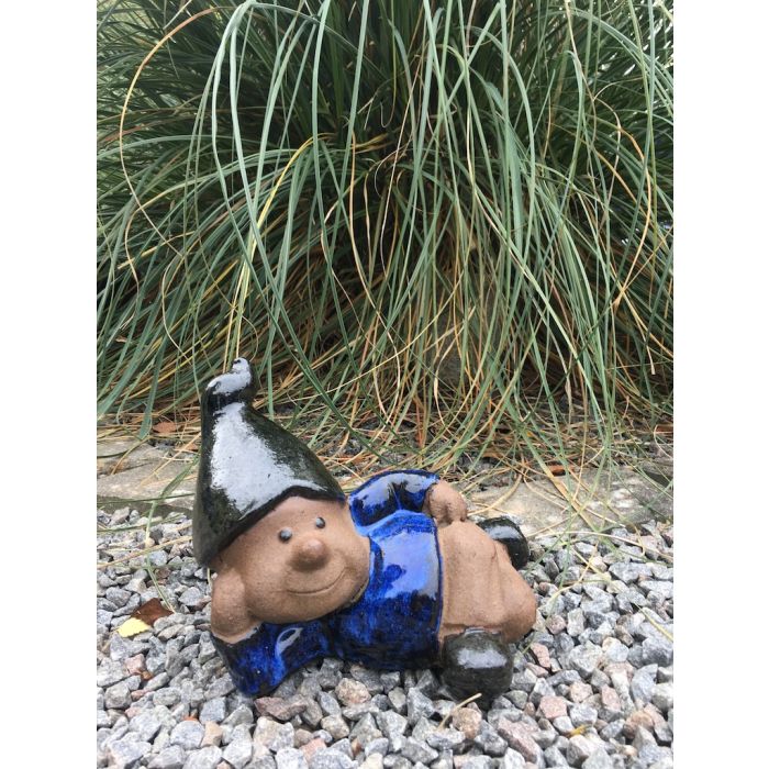 Have-Nisse-Gnom-Liggende-Blå