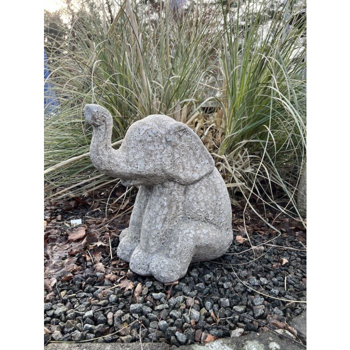 Elefant Med Snabel Op Bubble Grey