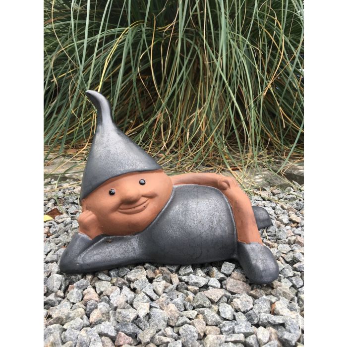 Nisse - Gnom Liggende Grå