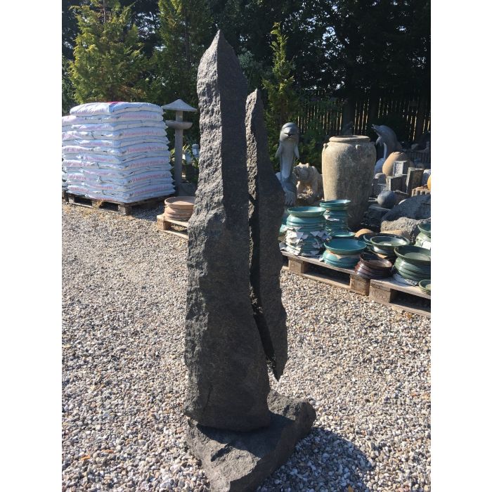 Granit Søjle Dobbelt Sort