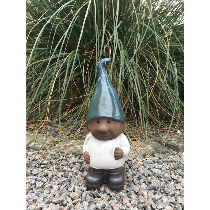 Nisse - Gnom Stående Med Grøn Hue