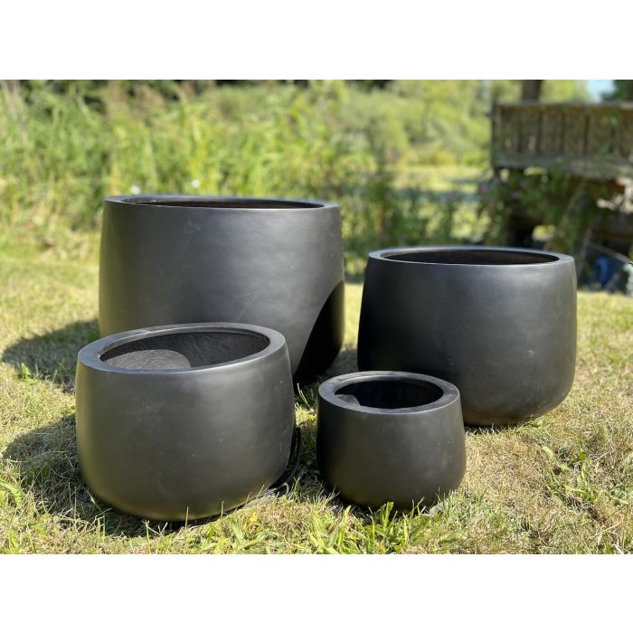 Letvægt Fiber krukkesæt glat