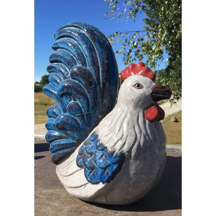 Pragt Hane Blå-Grå