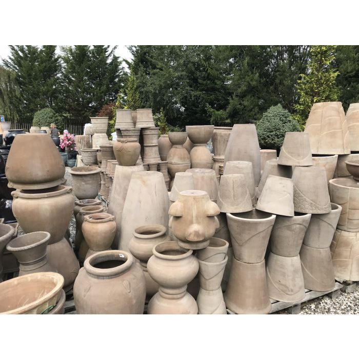 Terracotta-havekrukker