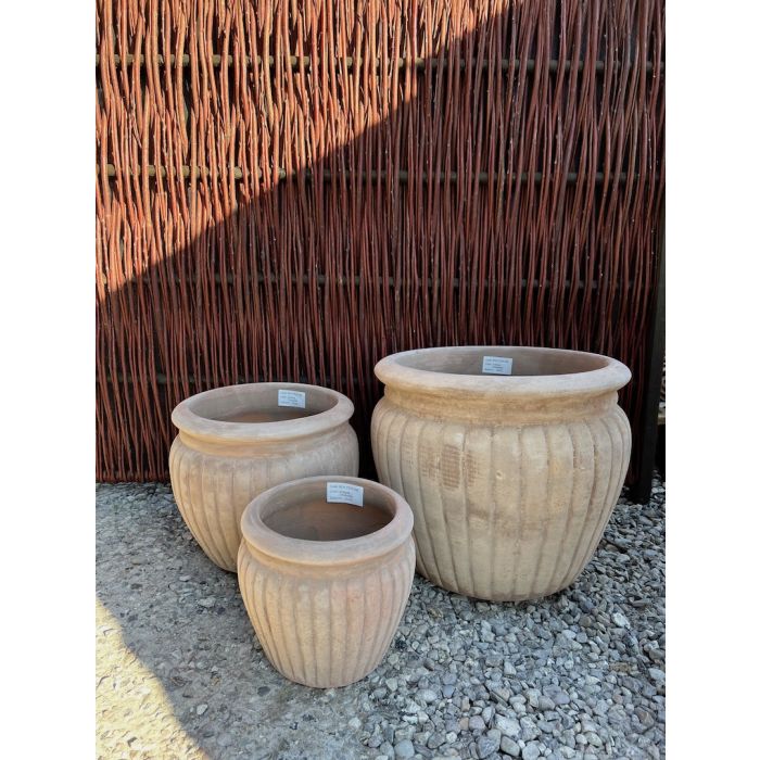 Terracotta Krukkesæt Model Tripoli 3 Krukker