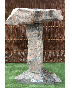 Granit fuglebad på granit sokkel 19013