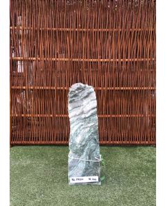 Granit søjle i grøn granit uden sokkel