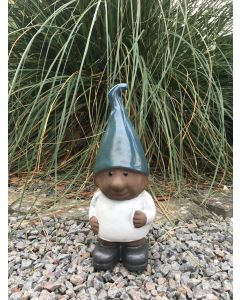 Nisse - Gnom Stående Med Grøn Hue