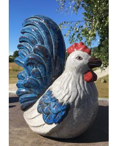 Pragt Hane Blå-Grå