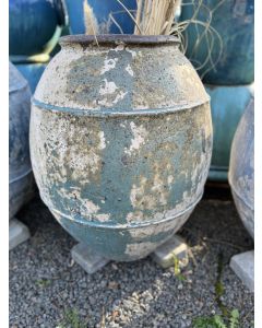 Stentøjs Krukke Model Milos Antik Green