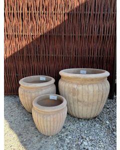 Terracotta Krukkesæt Model Tripoli 3 Krukker