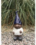 Nisse - Gnom Stående Med Blå Hue