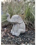 Elefant Med Snabel Op Bubble Grey