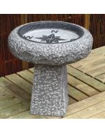 Fuglebad kompas på sokkel Ø35cm