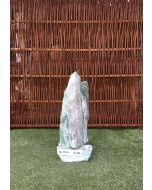 Granit søjle i grøn granit på sokkel 19021