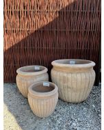 Terracotta Krukkesæt Model Tripoli 3 Krukker